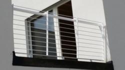 20-parapetto terrazza esterno in acciaio verniciato bianco